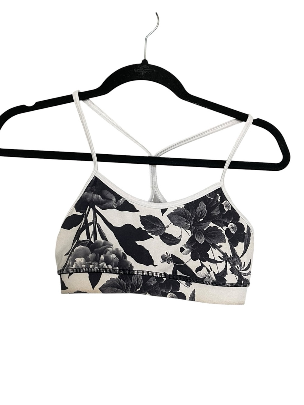 lululemon Floral Strappy Sports Bra
